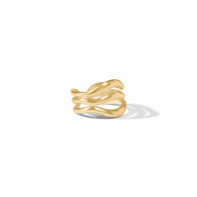 Julie Vos Wave Ring - Gold