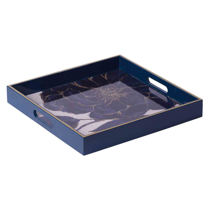 INDIGO GARDEN 15" Square Tray