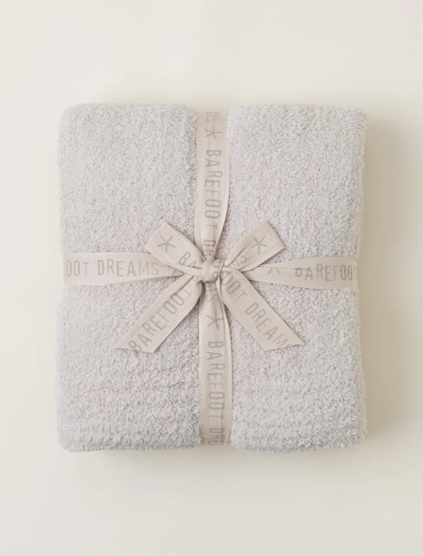 Barefoot Dreams Cozychic Throw Blanket - Stone