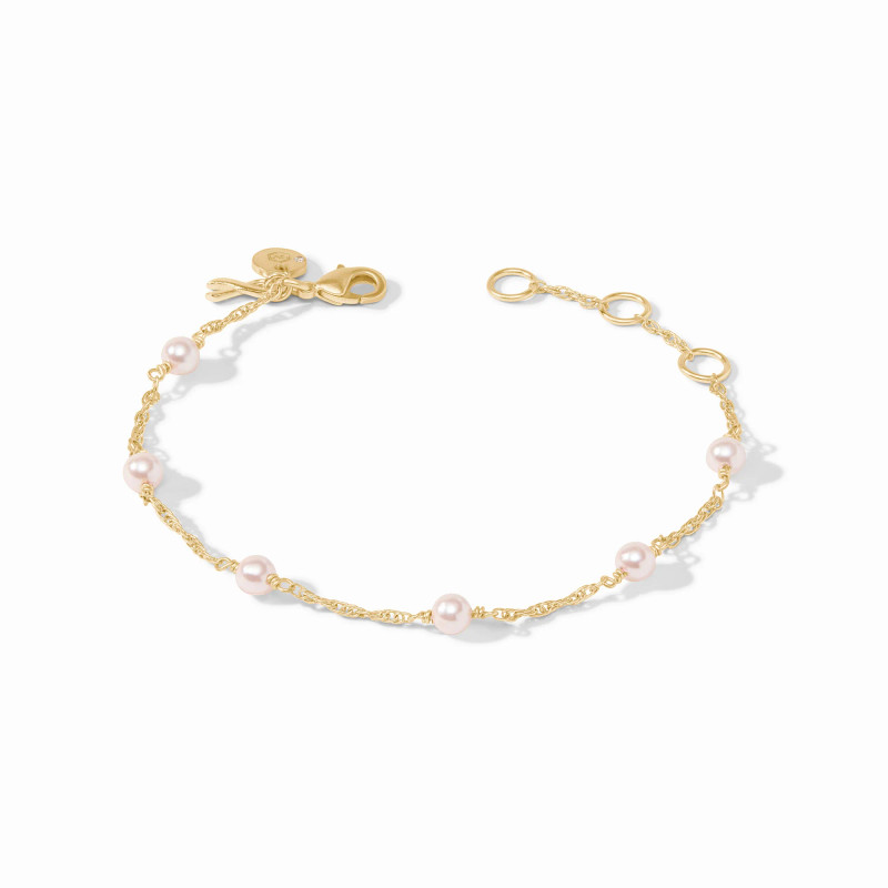 Julie Vos Pink Delicate Bracelet