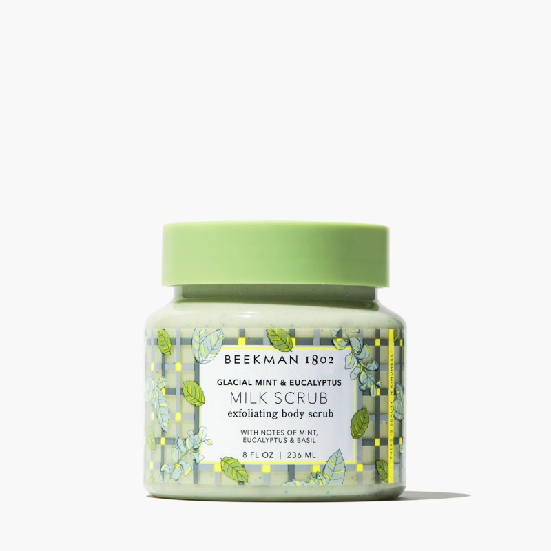 Beekman Milk Scrub Glacial Mint and Eucalyptus