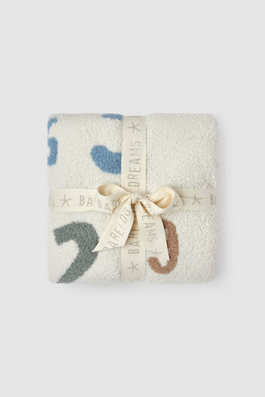 Barefoot Dreams Cozychic NUMBER Stroller Blanket