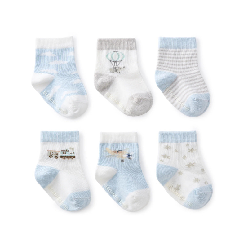 EB Dreamscape Socks Set/6 Blue