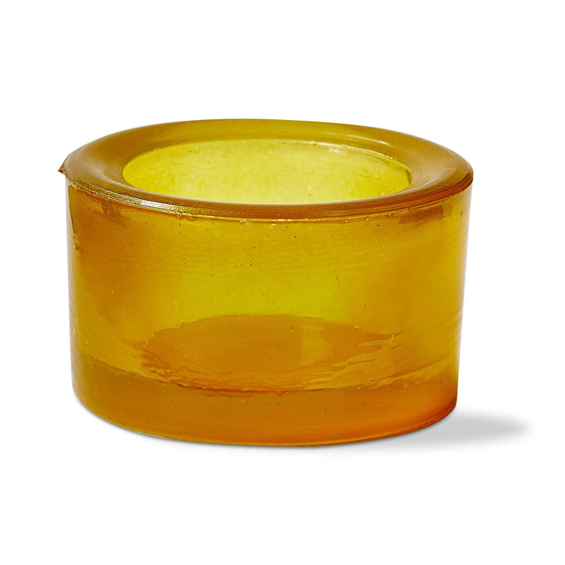 Chunky Tealight Holder YELLOW