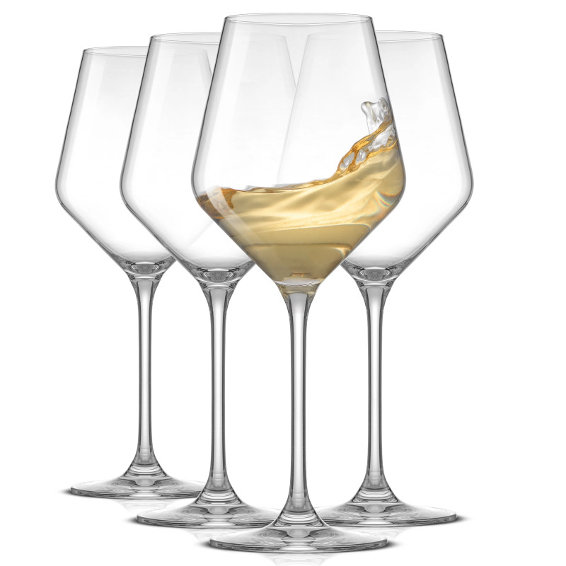 Layla White Wine Glasses 13.5 oz. - Set of 4