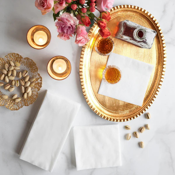 Vietri Papersoft Guest Towel - Pack of 20 - BLANCO Solid