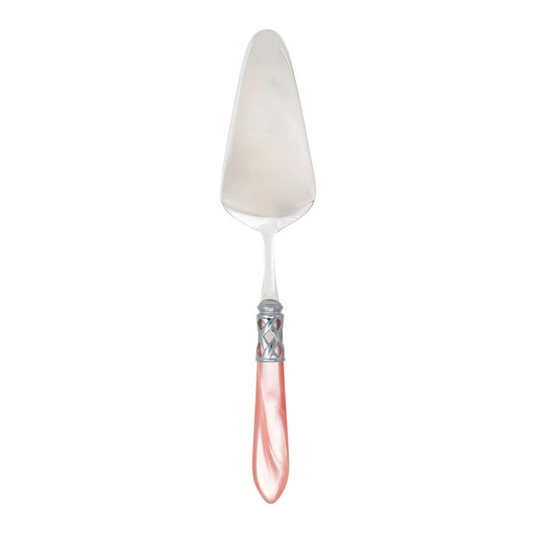 Vietri Aladdin Brilliant LIGHT PINK Pastry Server(25333)