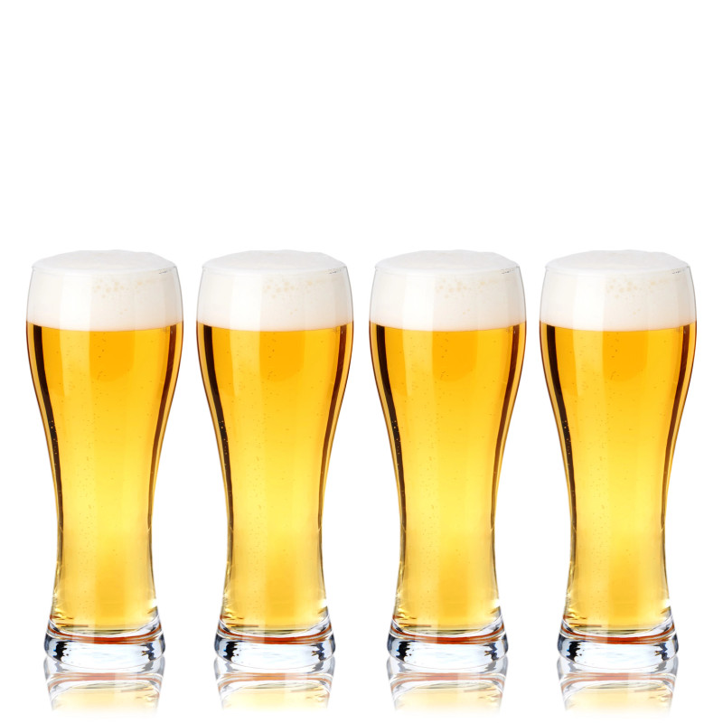 Heavy BaseWheat Beer Glasses - Set of 4