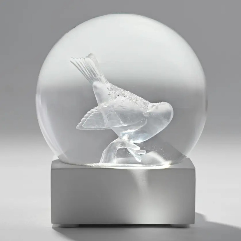 CoolSnowGlobes CRYSTAL BIRD Snow Globe