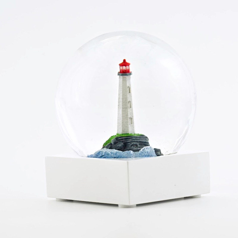 CoolSnowGlobes LIGHTHOUSE Snow Globe