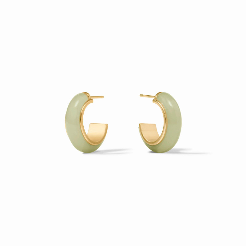 Julie Vos AMALFI Hoop Mint - S
