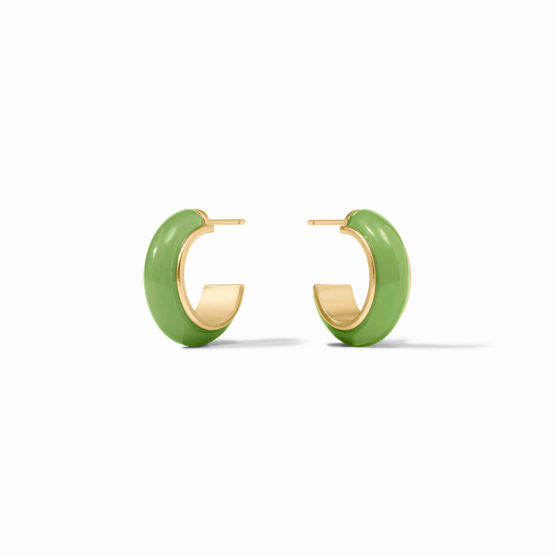 Julie Vos AMALFI Hoop Green Apple - S