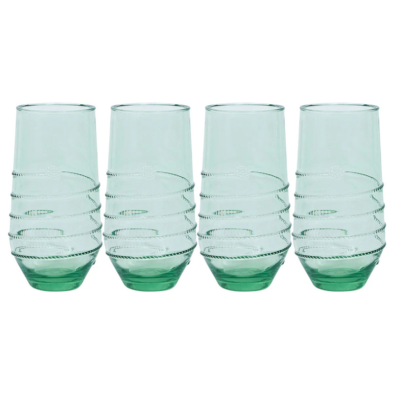 Juliska Amalia Acrylic TALL Tumbler SEAGRASS SET/4