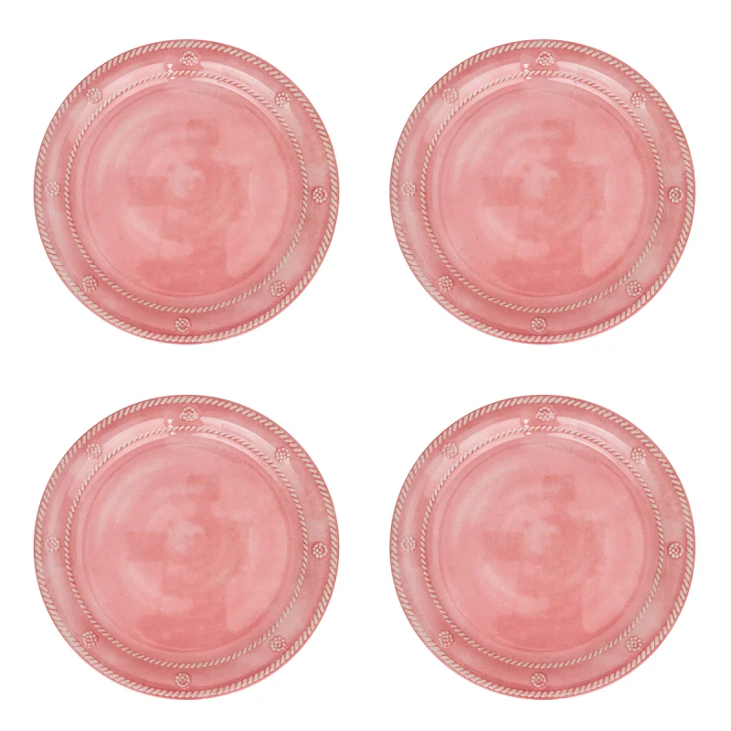 Juliska Melamine B & T Dinner Plates S/4 - CORAL