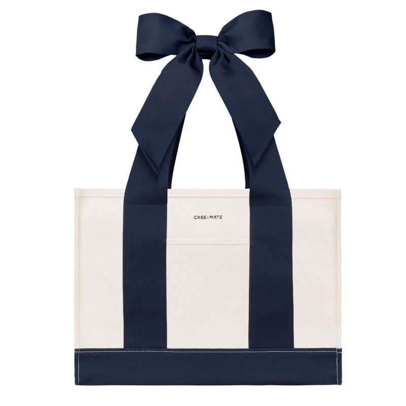 Oxford NAVY Canvas Tote