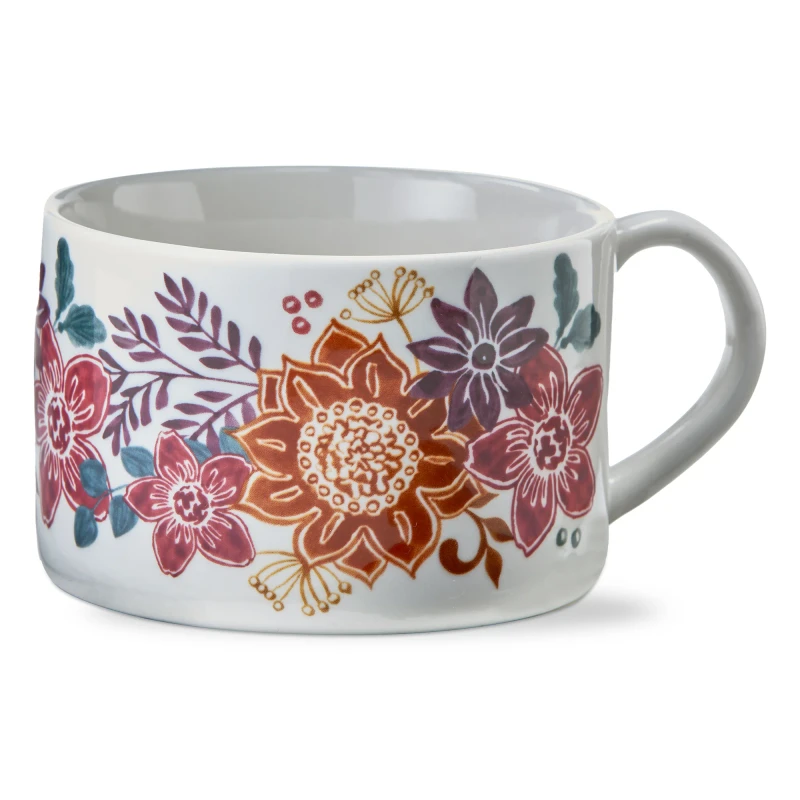 Autumn Bloom Soup Mug