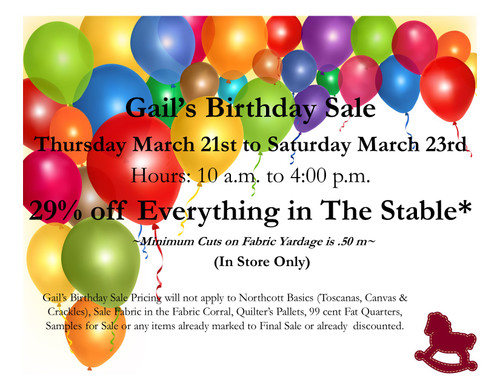 Come Celebrate Gail's Birthday