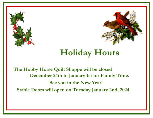 Holiday Hours