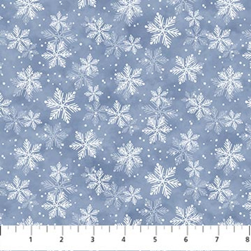 Snow Much Fun Flannel - Snowflake - DARK BLUE MULTI