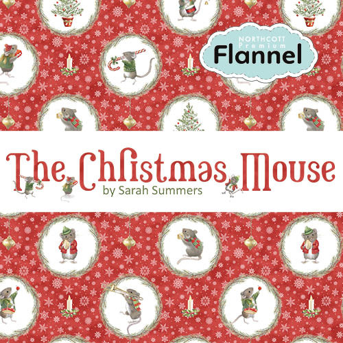 The Christmas Mouse - Panel & Half Meter (10) Bundle