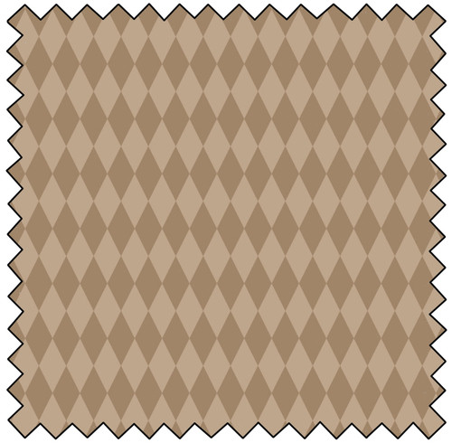 TEDDY BEAR TALES - Tonal Diamond - BROWN