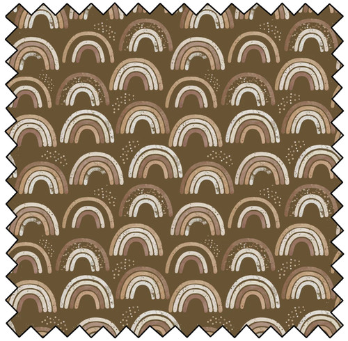 TEDDY BEAR TALES - Neutral Rainbows - BROWN