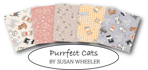Purrfect Cats 5 FQ Bundle