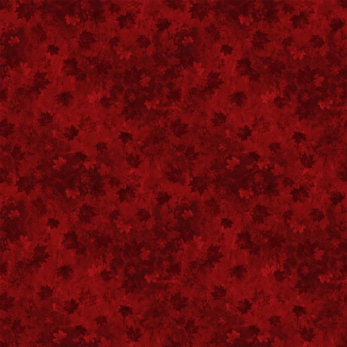 Stonehenge Oh Canada 14 - Small Tonal Leaf - Dark Red