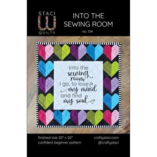 Into the Sewing Room Quilt Pattern & Fabric Panel