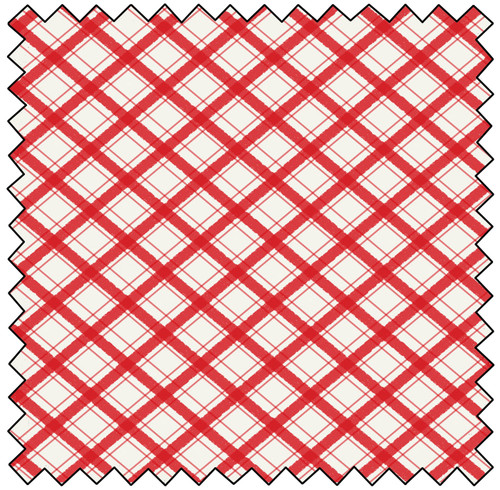 Hen House Collection - Plaid - Red
