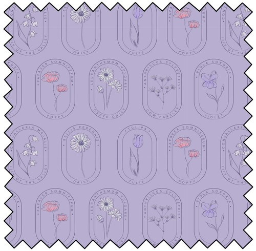 Wild Flowers - Sketchbook Florals - PURPLE