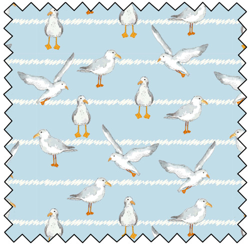 Sundaes by the Sea - Hungry Seagulls - BLUE