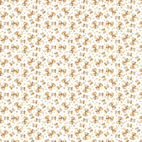 Snowbound - Bows & Bells - WHITE