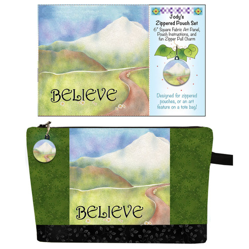 Zippered Pouch Kit - BELIEVE