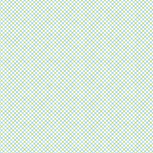 PEAS IN A POD (FLANNEL) - Check - Blue  Multi