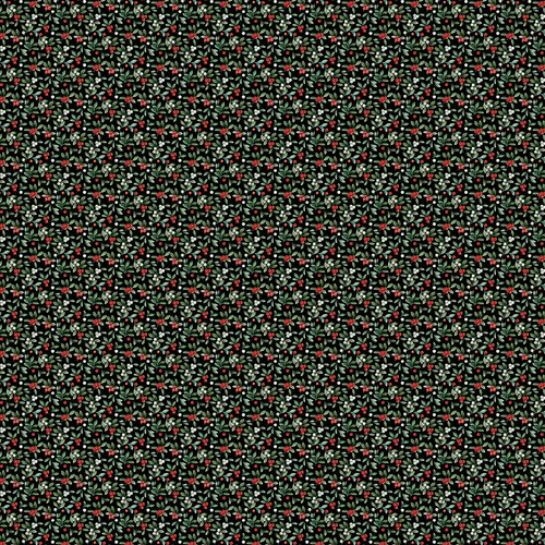 Home for Christmas - Mistletoe - Black Multi