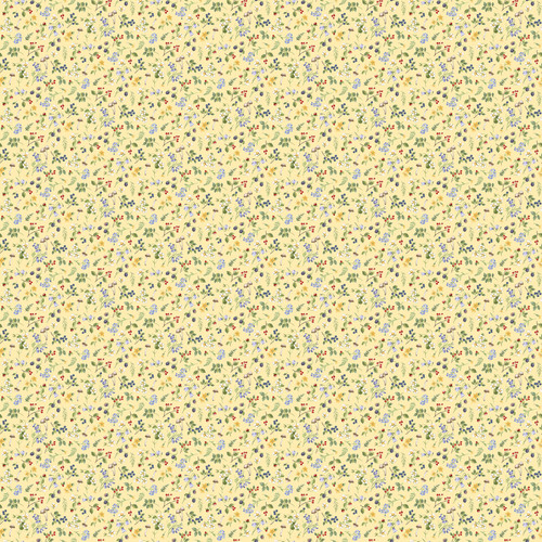 Country Mouse - Small Floral Toss - YELLOW
