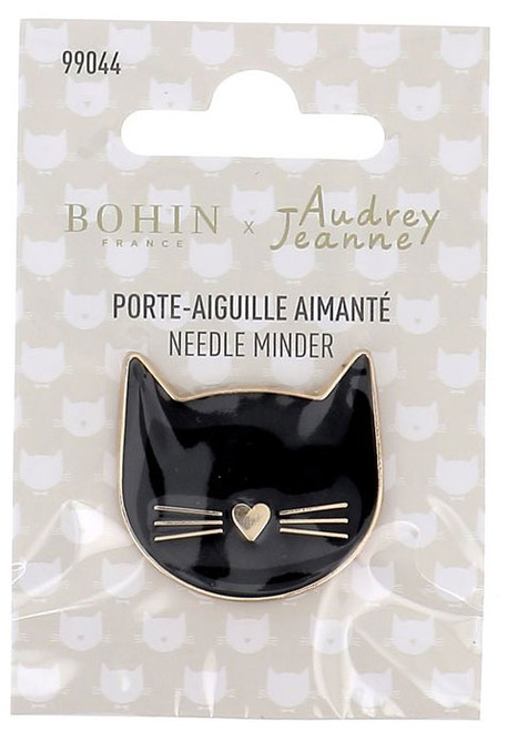 Audrey Jeanne Needle Minder - BLACK CAT