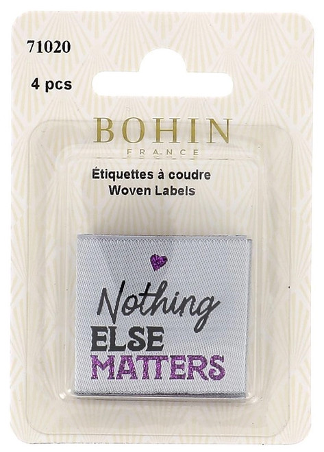 Sew On Labels - NOTHING ELSE MATTERS