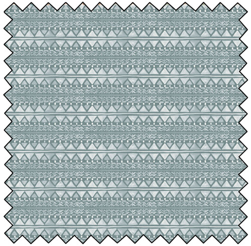 LIVING ON LAKE TIME - Mountain Stripe - Denim