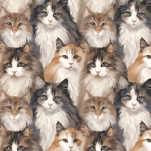 Paw & Whisker - Longhaired Cats - MULTI -