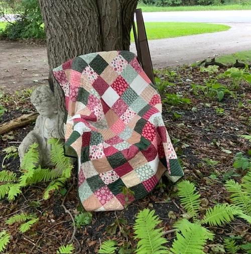 Layer Cake Charm Quilt Kit - Gingerbread Lane