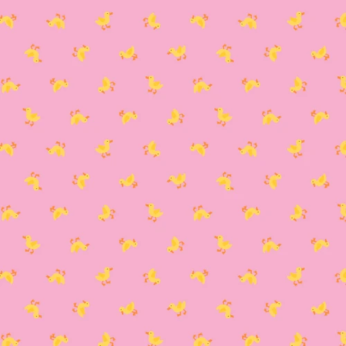 Wildflower Meadow - Little Ducklings - PINK
