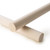 Craftparts Wooden Dowel - 1.5" diameter x 36" length - Unfinished Solid Maple Wood Rod for DIY Crafts & Projects (Top and Side View)