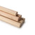 Craftparts Oak Wood Dowel - 5/8" diameter x 36" length - Unfinished Solid Oak Rod for Do-It-Yourself Crafts and Projects (Stacked Side View)