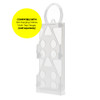 Clothes moth trap plastic hanger for refill pads