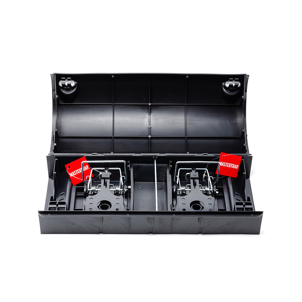 Mastertrap Rat Bait Station Tunnel with Dual Snap Traps