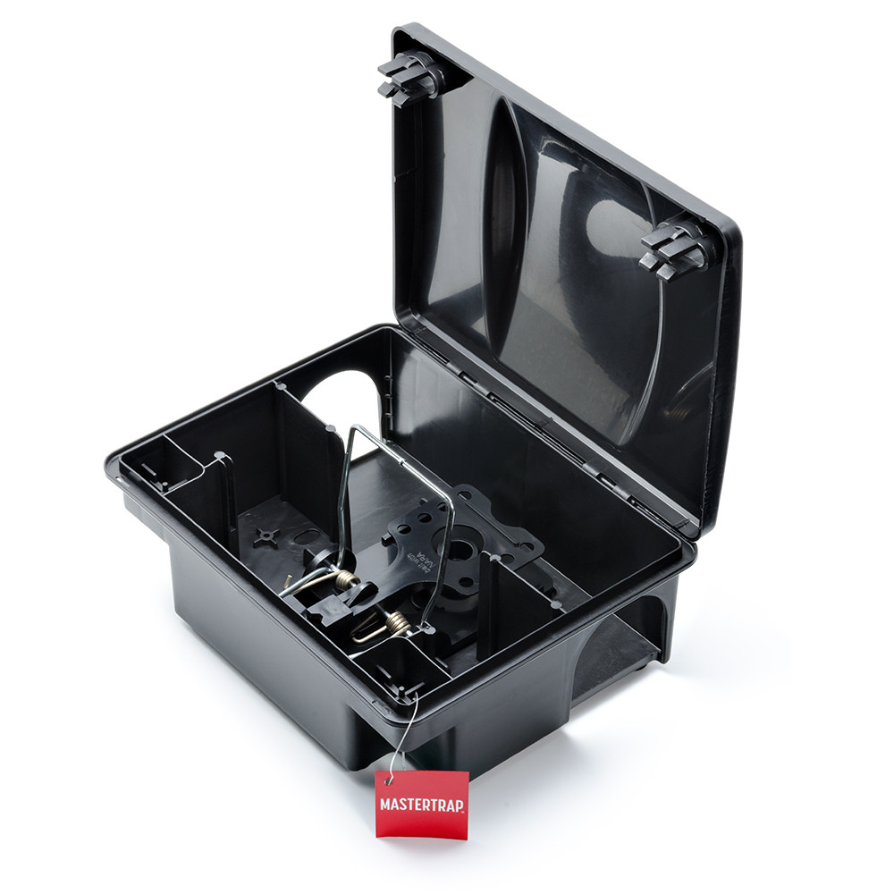 Mastertrap Bantam Rat Bait Station Box with Snap Trap