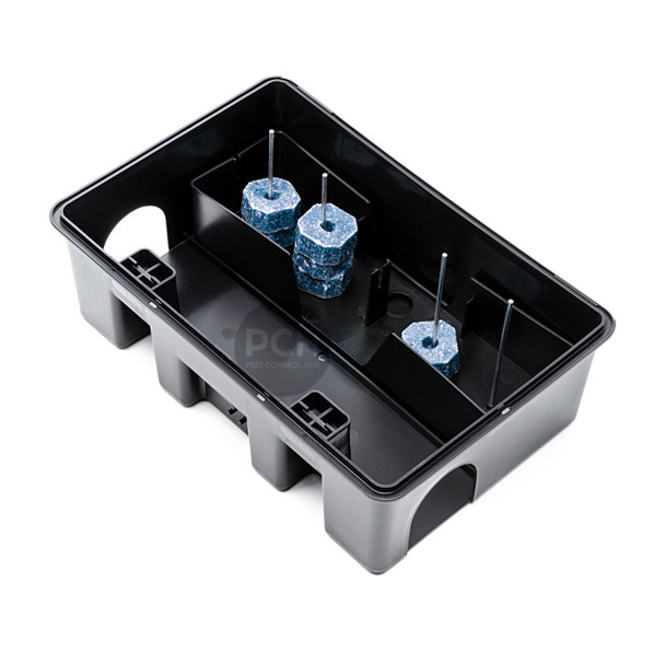 MX Rat and Mouse Bait Station Box with Sapphire Bait Blocks