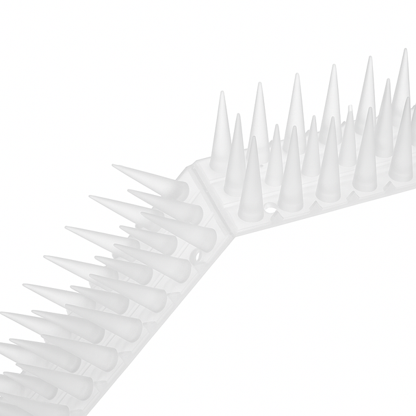 Mastertrap Anti Bird Spikes for Pigeons and Climbing Cats Clear Plastic